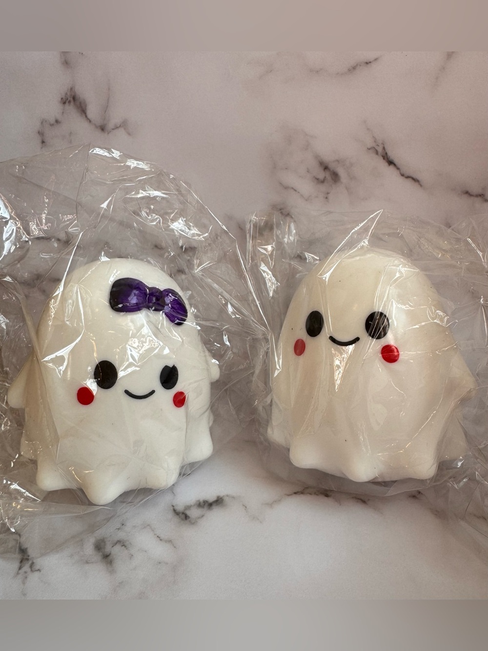 👻Brand New Cute White Ghost boy and girl cream filled Bundle👻